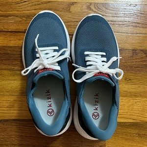 Kizik Athens Slip-On Sneakers, Casual Trendy Shoes for Women and Men - deep sea